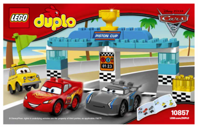 Lego Duplo 10857 Лего Дупло Тачки Гонка за Кубок Поршня