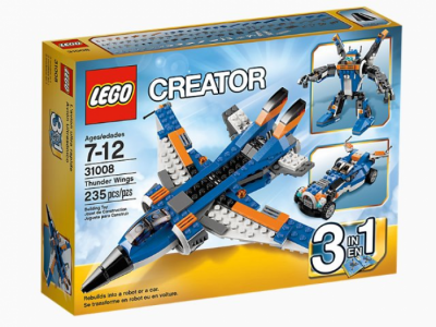 Купить конструктор LEGO Creator Model Airport: 31008 Thunder Wings в Москве. Доставка лего по России.