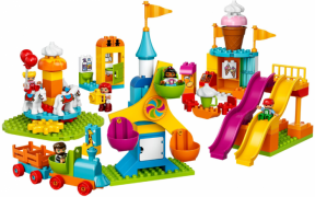 Lego Duplo 10840 Лего Дупло Большой парк аттракционов