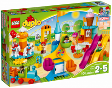 Lego Duplo 10840 Лего Дупло Большой парк аттракционов