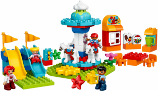 Lego Duplo 10841 Лего Дупло Семейный парк аттракционов